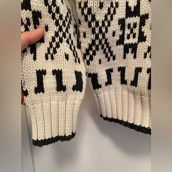 Vintage 90s GAP Fair Isle Crewneck Sweater men’s size medium grandpa fisherman - Picture 6 of 7